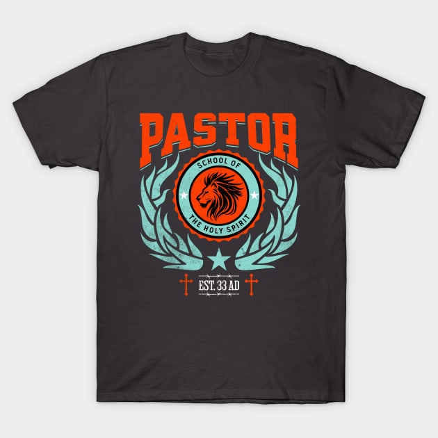 Pastor - School of the Holy Spirit - Vibrant T-Shirt by Inspired Saints